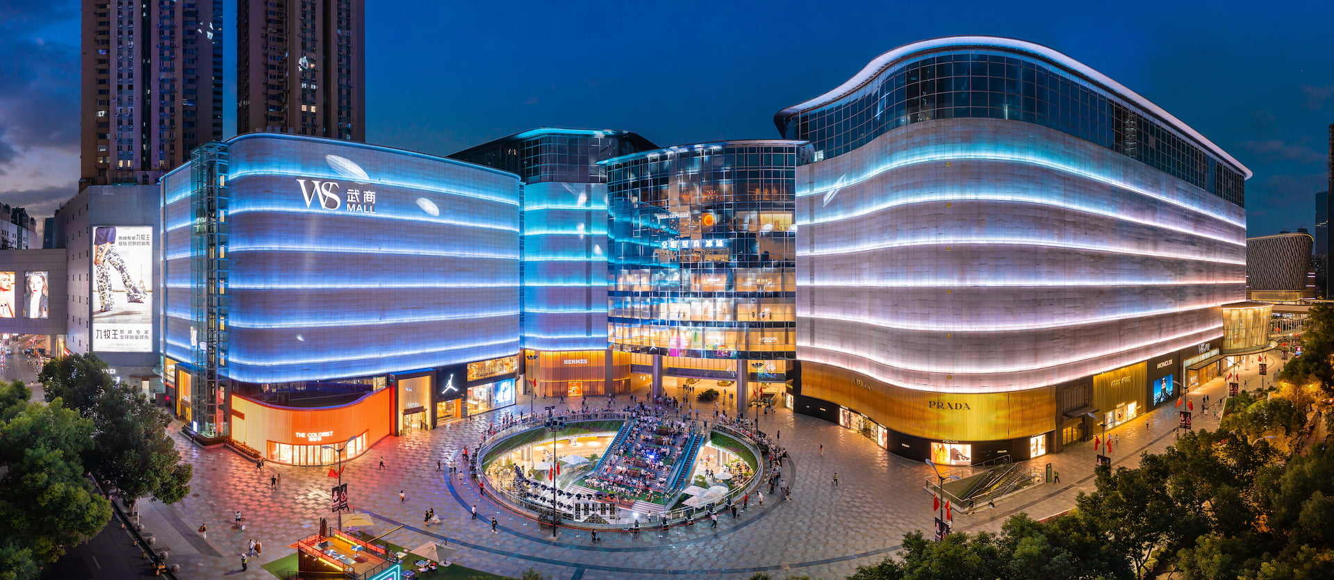 武商MALL建筑體外立面亮化工程